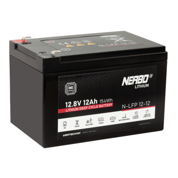 Akumulator Nerbo Lithium N-LFP 12-12 12,8V 12Ah 153,6Wh Li-FePO4